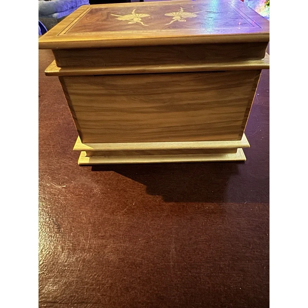 1970s JEWELRY BOX PUZZLE Wooden